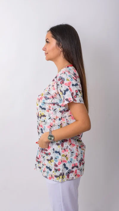 Print ženska bluza - Leptirići my medical house