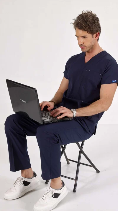 Muške pantalone teget my medical house