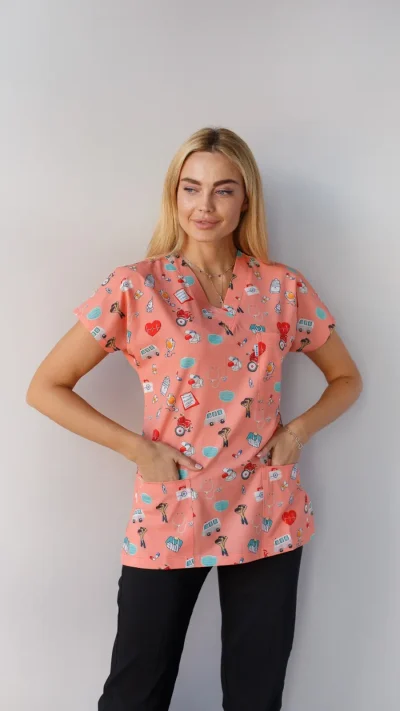 Print ženska bluza - Ambulance my medical house