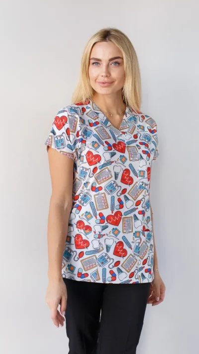Print ženska bluza - Medical bijela my medical house