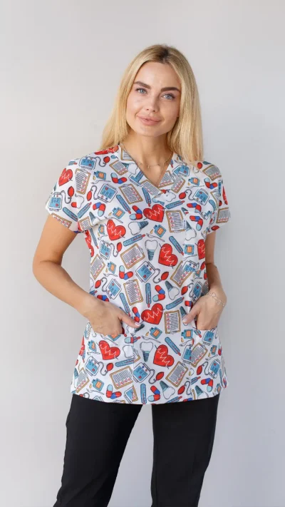 Print ženska bluza - Medical bijela my medical house