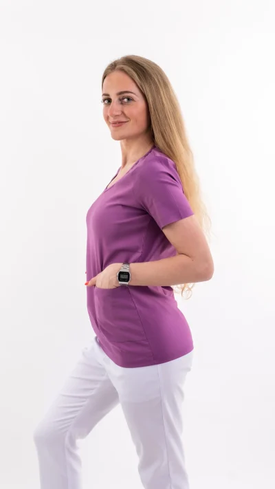 Ženska bluza Stretch - Ljubičasta- My medical house